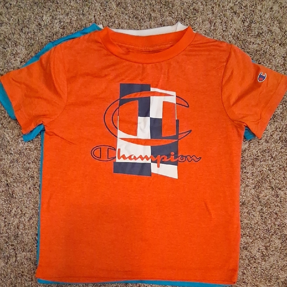 Champion Kids T-Shirt and Shorts Collection - Blue, Orange, White, Gray, Navy - Picture 8 of 9